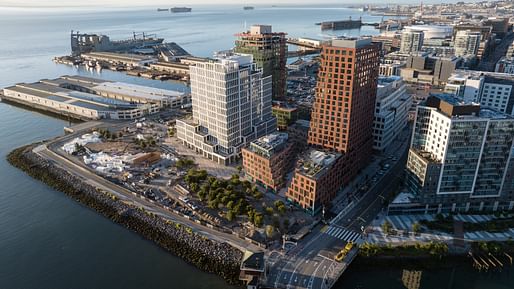 MVRDV’s <a href="https://archinect.com/news/article/150354871/mvrdv-completes-the-canyon-tower-in-san-francisco-inspired-by-california-s-geology">recently-completed tower</a> in San Francisco. Image credit: Jason O'Rear