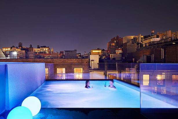 Rooftop pool