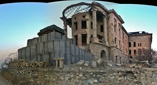 The ruins of Tajbeg Palace. Image courtesy Wikimedia Commons user Peretz Partensky.