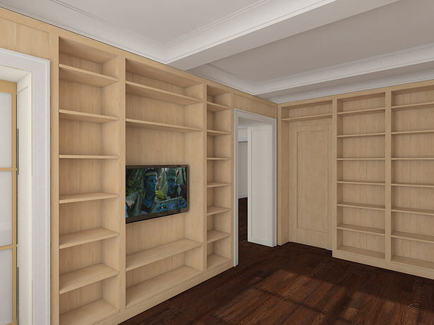 Family room / library