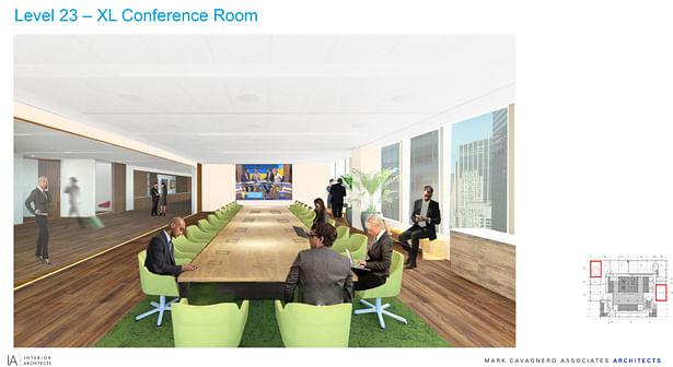 23rd Floor Conference Room Perspective