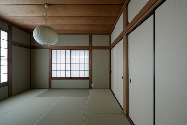 Tatami room on the 2nd floor got a refreshing look