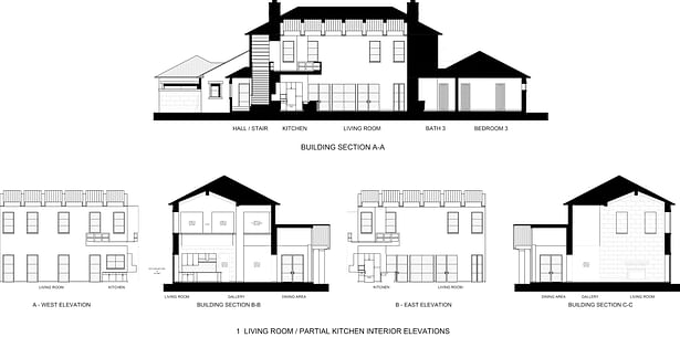 Portugal Residence Interior Elevations