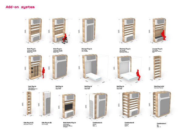 Interior-Adds-on Setting [Render © Arian Hakimi Architects]