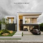 A Vision Realized in Modern Exterior Design for Luxury Villas