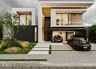 A Vision Realized in Modern Exterior Design for Luxury Villas
