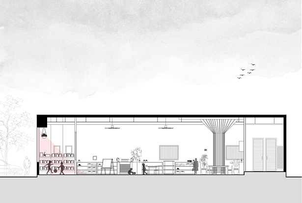 Cross Section through Montessori School