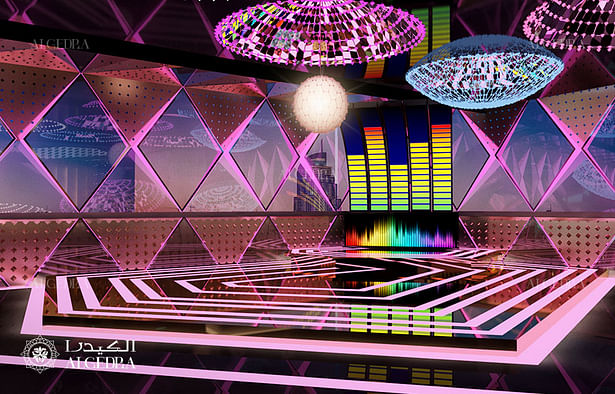 Nightclub dance floor design