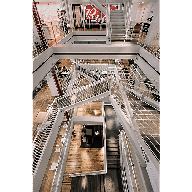 New 5-Story Interconnecting Atrium and Custom Staircase
