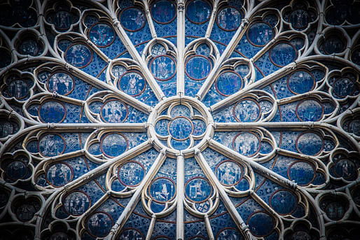 Gothic rose window at Notre-Dame Cathedral in Paris. Image: Stephanie LeBlanc/Unsplash