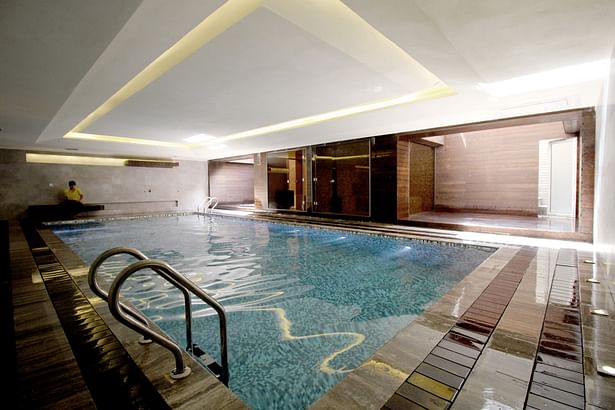 Pool with natural Lighting and Natural Ventilation