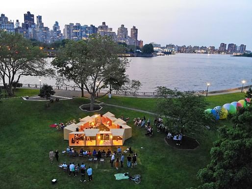 2019 City of Dreams pavilion winner: Salvage Swings, courtesy of Somewhere Studio. Photo by James Leng.