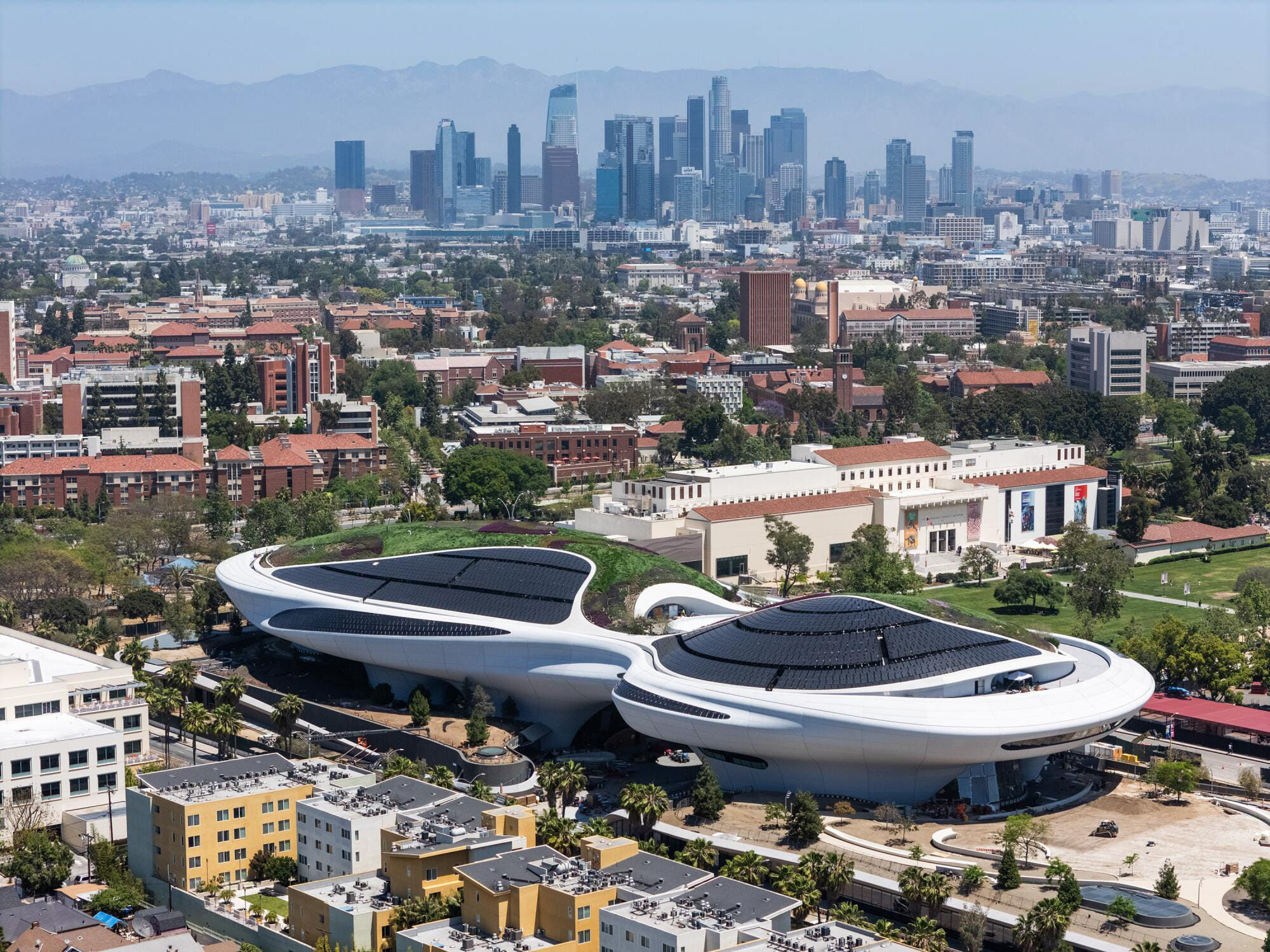 New construction photos reveal MAD's near-complete Lucas Museum of Narrative Art