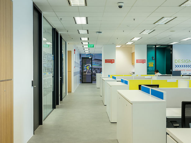 Nutanix corporate office interior design by Space Matrix
