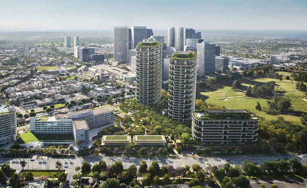 One Beverly Hills aerial view (Foster + Partners)