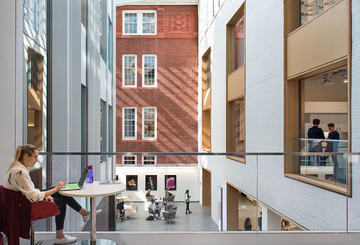 Tufts University Science and Engineering Complex by Payette, recent winner at the AIA COTE Top Ten Awards for sustainable buildings. Photo: Chuck Choi.