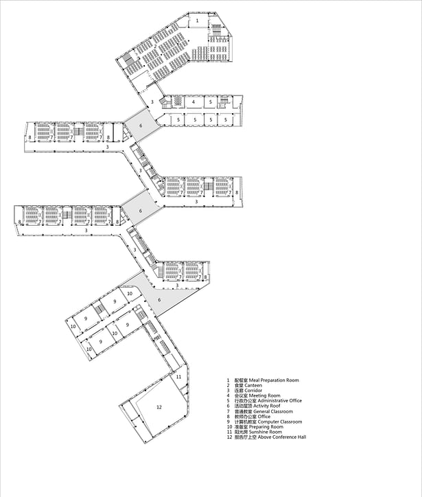 4th Floor Plan ©GLA Design