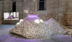 Shaped Touches by Sean Lally features an interactive video game for the Venice Biennale