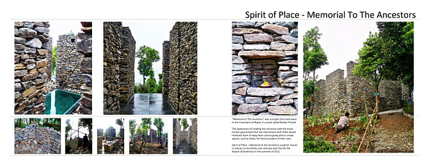 Spirit of Place - “Memorial to The Ancestors”