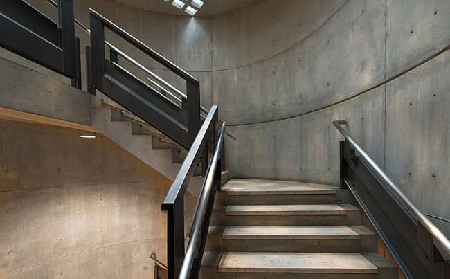 Yale Center for British Art, circular stairs following conservation, photograph by Richard Caspole.