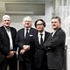 From left to right: Bernhard Karpf, Associate Partner; Richard Meier, Managing Partner; Dukho Yeon, Associate Partner; Reynolds Logan, Associate Partner - Copyright Silja Magg
