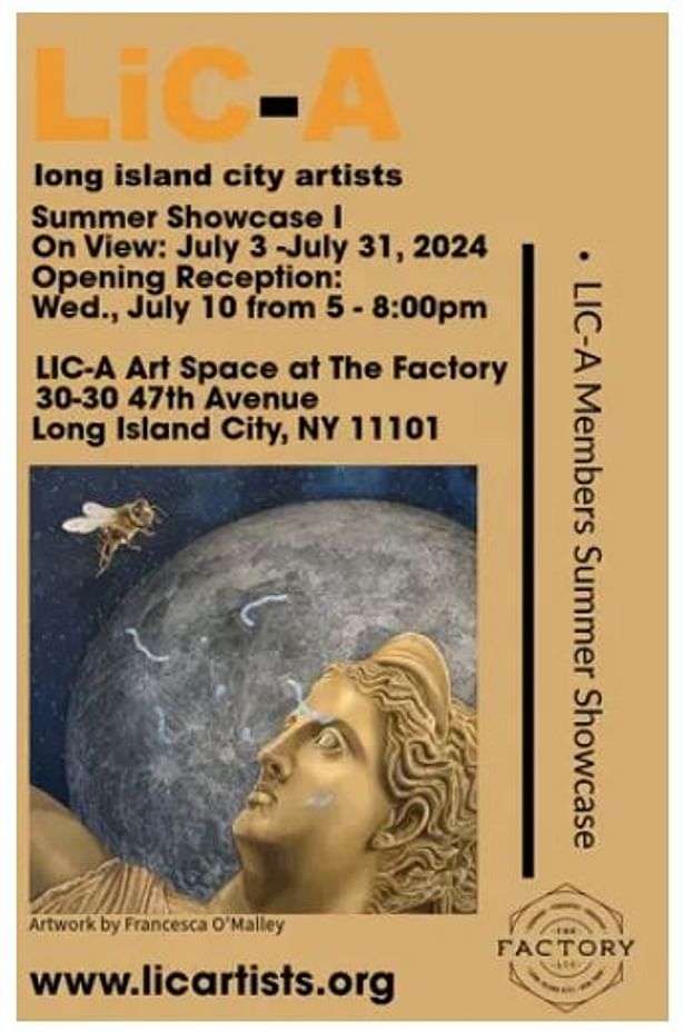 LIC-A Members Summer Showcase Poster