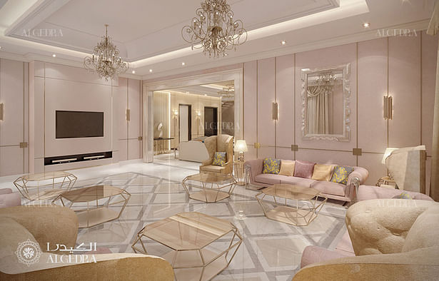 Luxury villa majlis design contemporary style