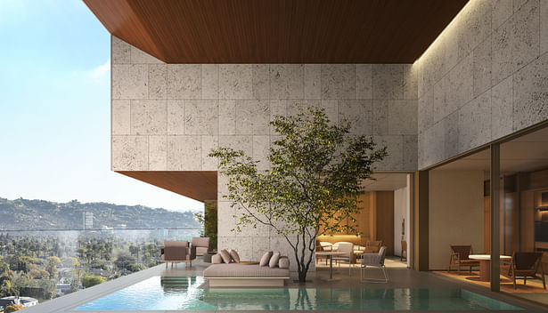Aman Hotel Guestroom Pool (Foster + Partners)