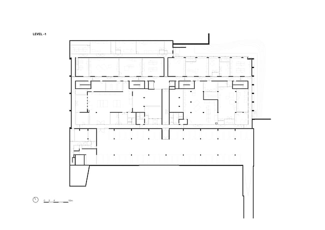 Institut des Sciences Moléculaires d’Orsay (ISMO) by KAAN Architecten, located in Orsay, FR. Drawing: KAAN Architecten.