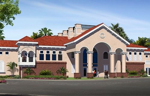 Rendering - Clubhouse Front Elevation