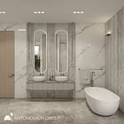 Modern Bathroom Interior Design and Sanitary Solutions by Antonovich Group