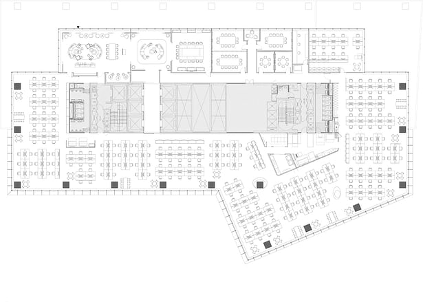 Floor plan, tartan planning style 