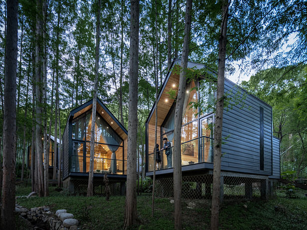 Metasequoia Wood Cottage ©Chen Xi Studio