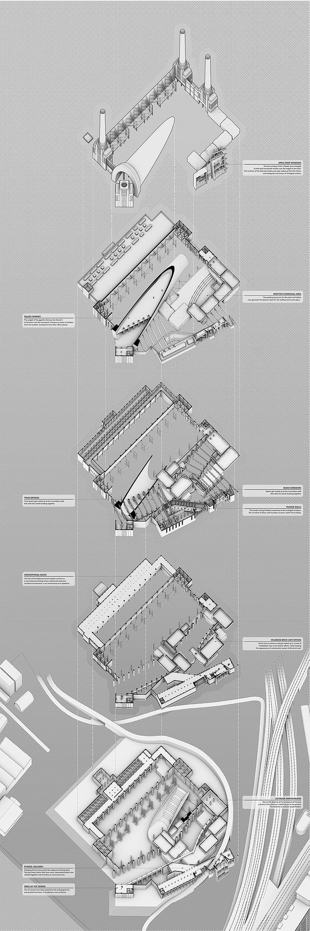 Exploded Plan Oblique