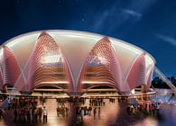 Cricket stadium design - gaziabad -(INSDAG COMPETITION FINALIST)