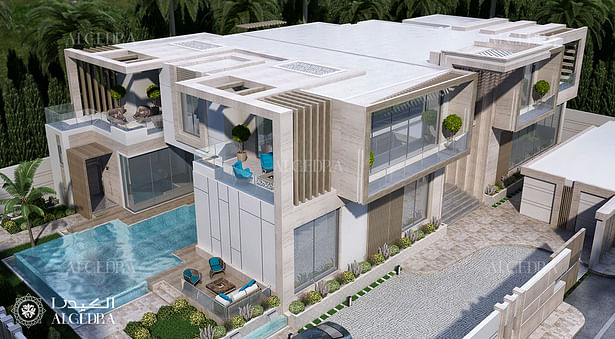 Luxury modern family villa design