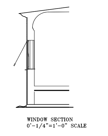 Window section.
