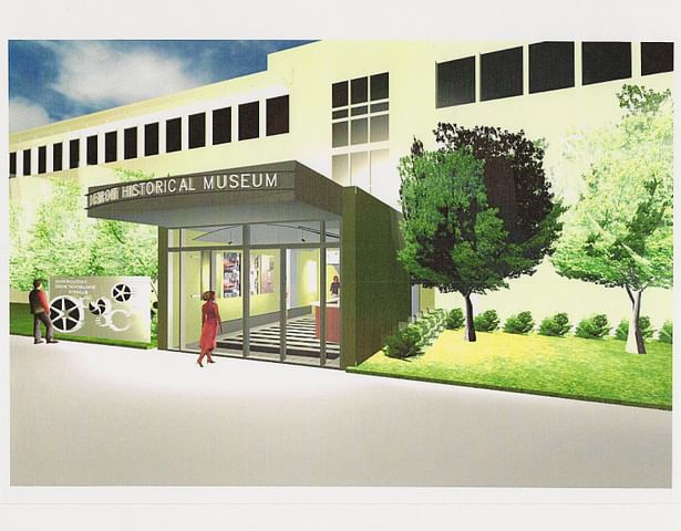 2005 Rendering of proposed Exterior Entrance Sign