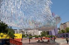 The students behind 'Liquid Shard' – a dynamic sculpture for downtown Los Angeles