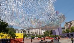 The students behind 'Liquid Shard' – a dynamic sculpture for downtown Los Angeles
