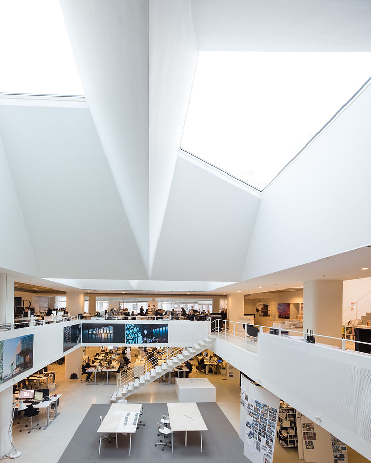 Henning Larsen Architects. In present location since: 2001. Staff: 170 in Copenhagen. Former use of building: Department store completed in 1939 by H. Ortmann and V. Berner Nielsen. Photo credit: Marc Goodwin/Archmospheres.