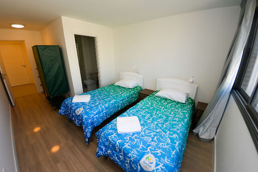 One of the bedrooms in the Olympic and Paralympic Village (Photo: Rio 2016/Alex Ferro)