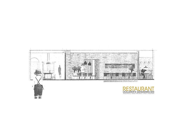 Concept of the restaurant.