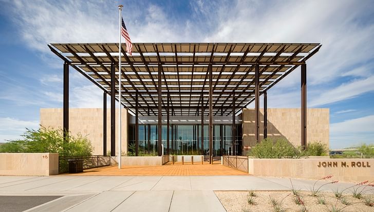 John M. Roll United States Courthouse. Courtesy of EYRC Architects.