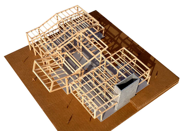 Structural Model - Scale: 1/8' = 1'-0'