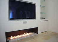 Modern fireplace / Cheminée moderne