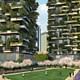 Rendering of the Bosco Verticale, or Vertical Forest, in the Porta Nuova Isola complex in Milan. Image: Hines Italia Srl