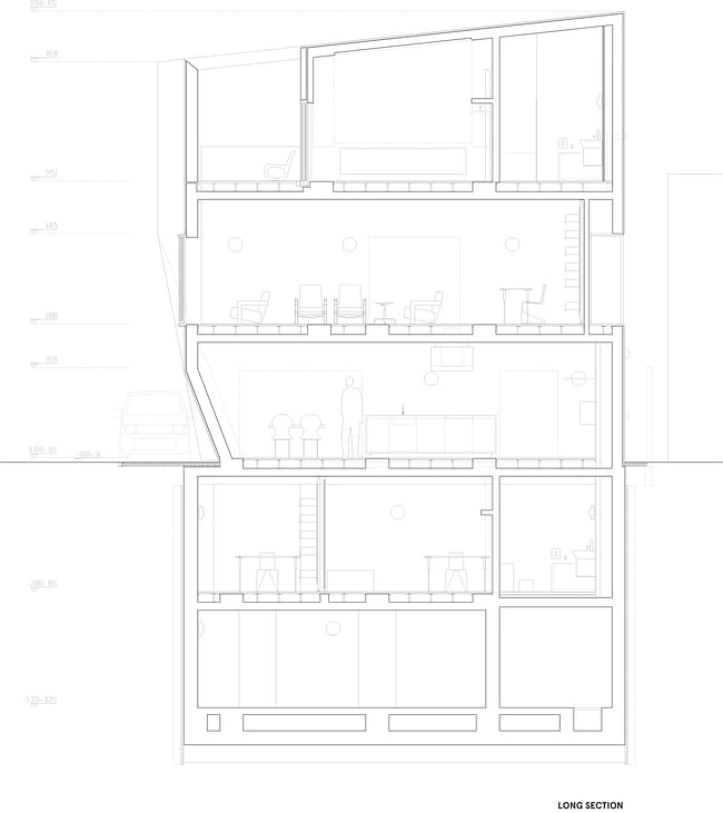 Section L1, courtesy of Wiel Arets Architects (WAA)