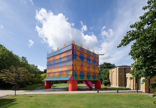 The 2019 summer pavilion ‘The Colour Palace’ just opened at the Dulwich Picture Gallery in London. Photo: Adam Scott