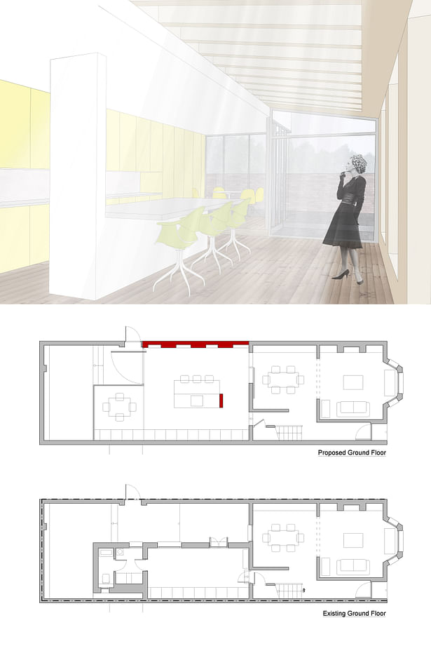 Internal view & Floor Plan 
